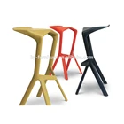High quality plastic dining chair / modern design pp bar stool chair / italian design plastic chair HYX-602