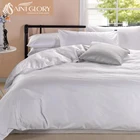 Saint Glory hotel microfibre duvet cover white washable microfibre duvet covers set
