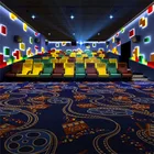 Custom Wall to Wall Hotel Nylon Stair Cinema Modern Design Axminster Carpet