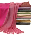 2019 New Style Women Multicolor Vintage Muslim Scarf Wrap Ladies Rose Patch Crystal Chiffon Hijab Hot Arab Hijab