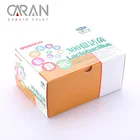 Color printing flat wholesale cardboard paper white food package box