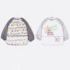 Baby Bibs Infant Burp Cloths Long Sleeve Waterproof Toddler Scarf Feeding Smock Baby Feeding bibs