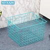 Stackable powder coating rectangle wire basket