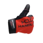 Red Gloves PRI Red Anti-vibration Goatskin Leather Work Mechanic Gloves