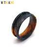 Fashion Mix Color Box Elder Wood Ring, Blank for Inlay,Accept Customized Color