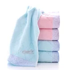 wholesale towel wipes towel toddler 100% cotton face towel with embroidery logo