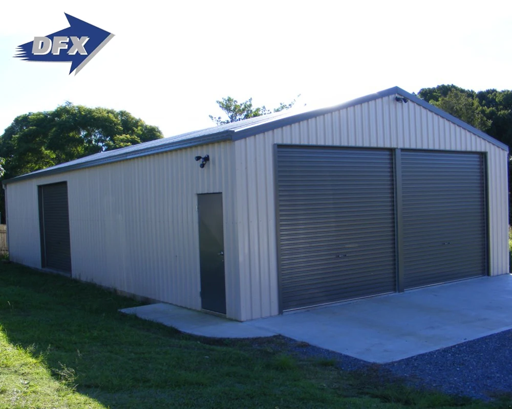 Light Steel Framing Flat Roof Steel Prefab Car Garage Buy Car