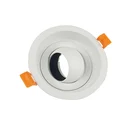Led Round Spot Light Recessed Eyeball Tiltable LED Housing And MR16 GU10 Downlight Fitting