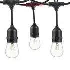 factory direct sale 48Ft 15L outdoor garden globe bulb christmas led e26 edison s14 string light