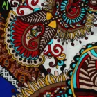 Good hand feeling 100% rayon printed design fabric wholesale for women wear look like african wax