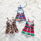2018 summer children's clothing wholesale,elephant printing baby Romper,cotton baby clothes