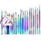 BORN PRETTY Nail Art Tool Nipper Nail Cuticle Scissor UV Gel Remover Pusher Holographic Stamper