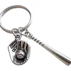 China quality supplier cheap price baseball bat key chain metal keychain