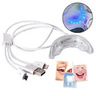 Factory Private Label FDA Approved LED Light Tooth Cleaning Gel Home Teeth Whitening Kit