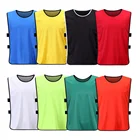 Wholesale Polyester Custom Soccer Mesh Scrimmage Soccer Bibs High Quality Free Colors Training Vests