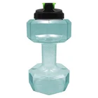 Best whey protein shaker bottle dumbbell water jug 2.2L