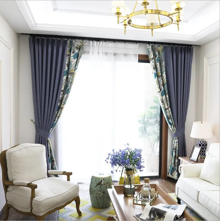 Elegant Rose Red Colour Pinch Pleated Two Panels Blackout Drapes