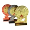 Wholesale Medallion trophies gold silver copper souvenir running sports gold large awards medal stand