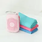 Cool Custom Printed Sports Gym Cotton Microfiber Beach Towel Sets In Gift Box