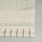 Fashionable dot stripe custom Printed Garment Slub Custom Print 100% Rayon Viscose Fabric