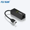 Fly Kan USB Fax Modem V.92 56K-Hardware Based External Dial-Up Fax Data Modem with RJ11 Cable for Win7,8,macOS10.6-10.10,Linux
