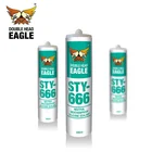 300ml cartridge plastic floor tile silicone sealant