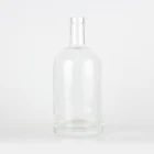 High quality clear cork sealing liquor glass bottle low price