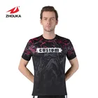 Breathable Short Sleeve Sports T Shirts Custom Printing Camiseta Masculina