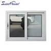 Australia standard container house use windproof white color aluminum sliding window with double glass