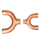 Central Heating Systems, Refrigeration and Air Conditioning, Copper Tube Fitting Y Type Tee
