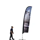 Outdoor Flying Swooper Flag High Curve Bow flag Teardrop Flags Banners
