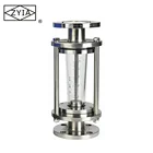 LZB-FA100-40 high temperature flange glass tube rotameter Water Flow meter , Gas Flow meter