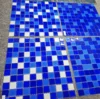 Water Feature Decoration Swimming Pool Water Fountain Blue Mosaic Glass Crystal Mosaic Tiles