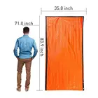2.1m*0.9m PE Orange Survival Kepp Warm Emergency Sleeping Bag