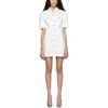 Summer Season New Fashion Buttons Up White Solid Color High Quality Cotton Sleeveless and Short Sleeve Denim Dress