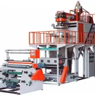 double rewinder 700MM PP film extrusion blowing machine
