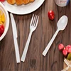 Eco-friendly Cheap Price Biodegradable Disposable Cornstarch Plastic Cutlery Set(Knife,Fork,Spoon)
