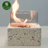 wholesale rectangle cement bio ethanol tabletop fireplace