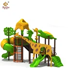 Baihe build your own large hard shining plastic playground children's slide