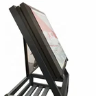 Residential house aluminum top hung opening roof skylight window