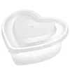Slime Glue Putty Clear Plastic Slime Container 5 oz Heart Containers with Lids