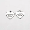 China Manufacturer Custom Brand Logo Heart Shape Metal Hang Tag For Jewelry