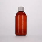 200ML Plastic PET Amber Syrup Bottle Purple Syrup Bottle