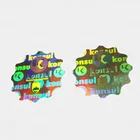 Custom color-changing hologram sticker custom designed