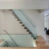 indoor wood straight staircase glass stair foshan factory 1 - 4 Sets