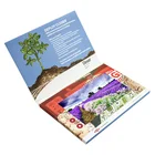 7.0 inch HD LCD video brochure, 7 inch video plug print and 7.0" video book