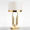 Modern Creative and special hardware and cloth simple table lamp