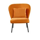 Hot selling living room furniture luxury yellow sofa chair with metal legs sectionals
