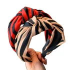 Fashion girls love hair accessories jewelry bulk fabric covered headband with bow