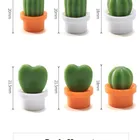 New Creative Cactus Tourism Souvenirs Stereo Plant Fridge Magnets as Home Decor
